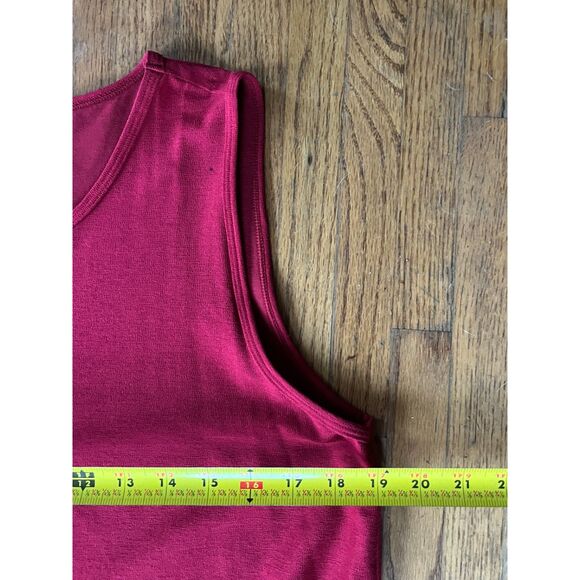 EILEEN FISHER Red Sleeveless Maxi T Shirt Dress  Women's Size Large - Picture 8 of 8